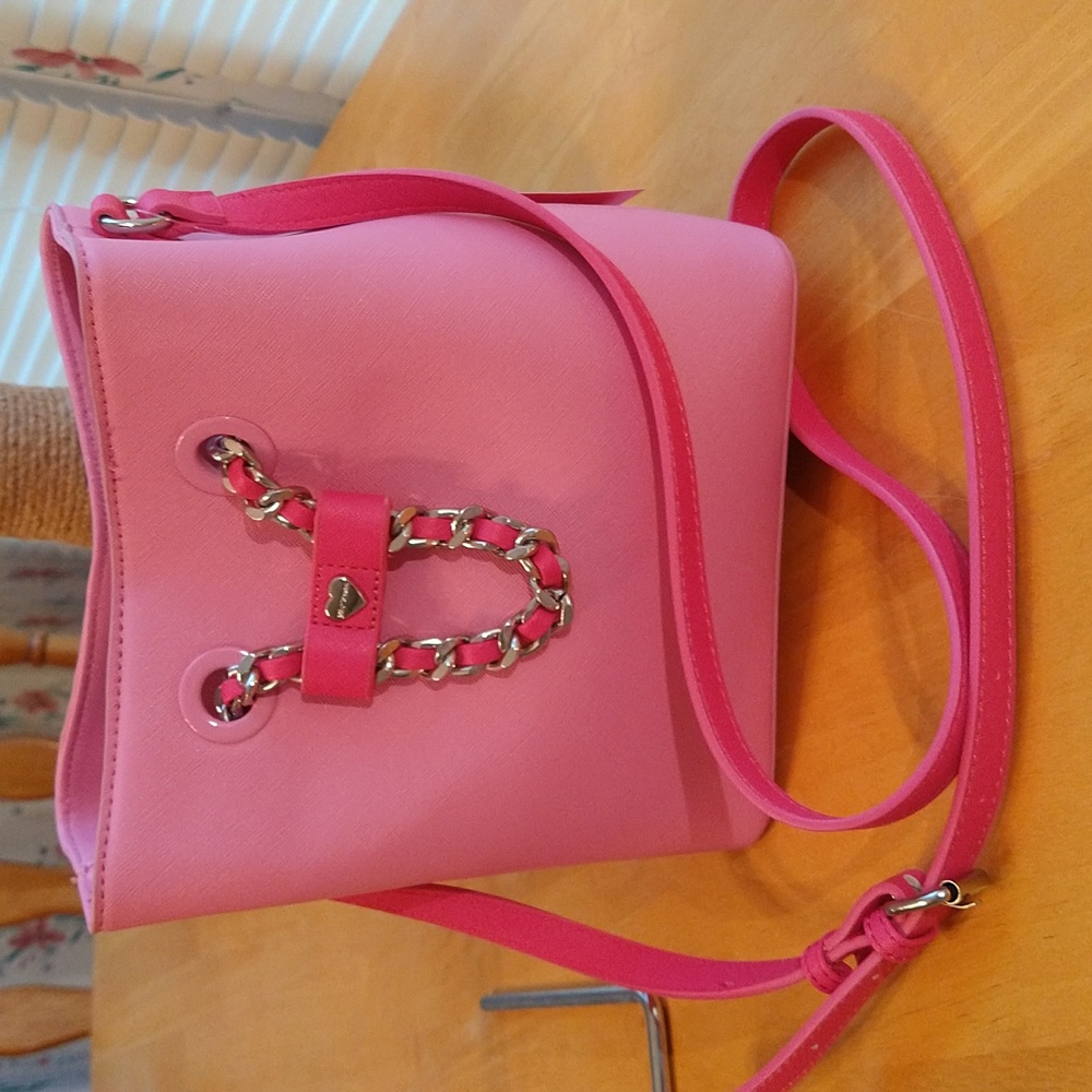 Pink Betsey Johnson Bucket Bag